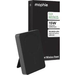 Mophie Powerstation Wireless Slim 10,000mAh Power Bank – MagSafe Compatible, 15W Qi2-Certified, 30W USB-C PD Fast Charging, Slim Battery Pack for iPhone, Android, Travel & Airplane Use in Kuwait