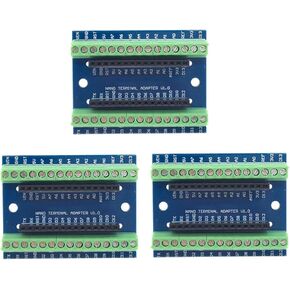 3 Pieces of Nano V3.0 3.0 Controller Terminal Adapter Expansion Boards, Nano IO Shield Simple Expansion Boards, Suitable for Arduino Nano AVR ATMEGA328P in Saudi Arabia