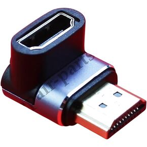 محول DP متوافق مع HDMI 90 DeGrrie الزاوية اليمنى MiniDP ذكر إلى أنثى محول 8K 60HZ C0innector موسع صغير متوافق مع HDMI جديد 2026 عالي لمكونات إلكترونية موثوقة in Kuwait