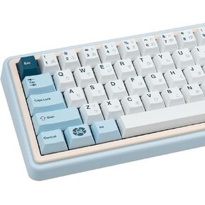 PBT Japanese Keycaps 130Keys, Minimalist Purple and Black Keycaps, Dye Sublimation Cherry Profile Keycaps Set Fit for 61/64/87/104/108 Cherry Gateron MX Switches Mechanical Keyboard in Kuwait