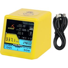 FREENOVE Bitcoin Miner Solo Lottery Miner Mini ESP32 TV, 1.54" Display 240x240 Pixel IPS Screen, Dual-core 32-bit 240 MHz Microcontroller WiFi+BT Touch Button Programmable, Code Tutorial in Kuwait