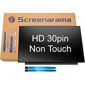 استبدال شاشة SCREENARAMA الجديدة لشاشة CMO N156BGA-EA3 REV.C1 C2 C3 C4 C5 C6 (غير لامع) 30pin HD 1366x768 شاشة LCD LED مع أدوات وشريط in Kuwait