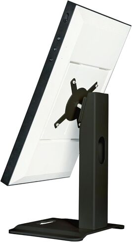 حامل سطح المكتب المعدني متوافق مع Echo Show 15 (الجيل الأول والثاني) Show 21 حامل دوار قابل للتعديل، دوران 360 درجة زاوية إمالة 60 درجة، مناسب للشاشات العالمية 13-32 بوصة (أسود) in Kuwait