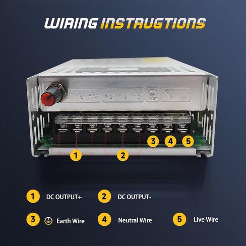 مصدر طاقة قابل للتعديل DC 0-12V 600W مع شاشة LED 12V مزود طاقة متغير AC إلى DC محول 110V إلى 12V مصمم لمعدات السيارات ستيريو السيارة ذات الإضاءة LED (DC12V-50A-600W) in Kuwait