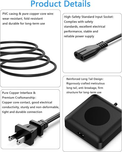 65W USB-C Charger Compatible with Peloton Bike Plus PLTN-TTR01 PL-02 FSP065-APDC8R01, 20V/3.25A Power Adapter with 10.8FT Cord in Kuwait