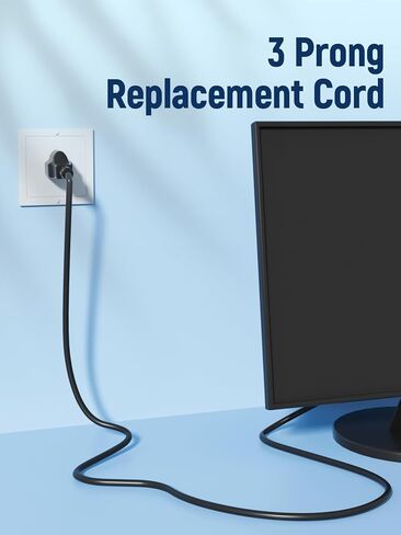 كابل سلك طاقة تيار متردد متوافق مع محطة الطاقة المحمولة Anker SOLIX C300 C300X in Kuwait