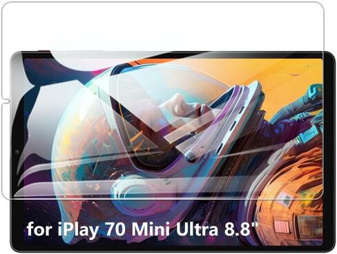 عبوتان من واقي الشاشة الزجاجي المقوى الشفاف المتوافق مع Alldocube iPlay 70 Mini Ultra 8.8 بوصة in Kuwait