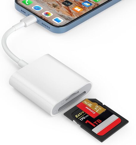 SD Card Reader, 5 in 1 USB-C & USB Dual Connectors Card Adapter with SD/MicroSD/MS/Dual USB-A 5 Slots Memroy Card Reader for iPhone 17/16/15 Pro Max iPad MacBook Pro/Air M4/M3 Android Phone/Tablet PC in Saudi Arabia