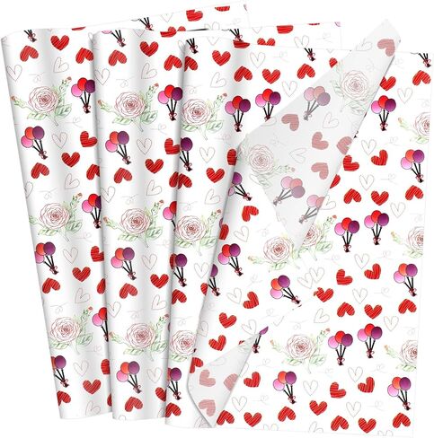 60 Sheets Gift Wrapping Tissue Paper Bulk, Gold White Dots Stripes Waves Print Tissue Paper for Gift Bags, Decorative Art Papers for DIY Crafts Wedding Birthday Holiday Party Decor, 20x14 Inches in Saudi Arabia