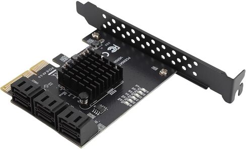 PCIe Serial ATA3.0 Extension Excelberry Extension 6 منفذ القرص الصلب لنقل البيانات بسرعة متوافق مع مختلف الأنظمة والمستخدمين in Kuwait