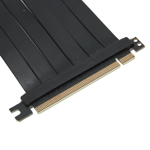 كابل تمديد EBTOOLS PCI Express، مستقيم 90 درجة، تحسين قوة التثبيت، مطلي بالذهب، إشارة مستقرة، التوصيل والتشغيل، متوافق مع أجهزة PCIE وبطاقات الرسومات، طول 7.9 بوصة in Saudi Arabia
