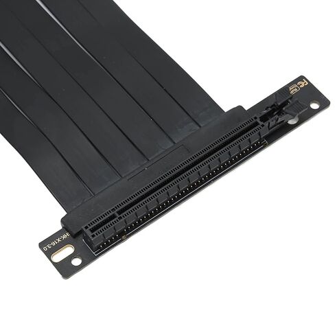 كابل تمديد EBTOOLS PCI Express، مستقيم 90 درجة، تحسين قوة التثبيت، مطلي بالذهب، إشارة مستقرة، التوصيل والتشغيل، متوافق مع أجهزة PCIE وبطاقات الرسومات، طول 7.9 بوصة in Saudi Arabia