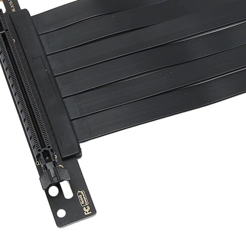 كابل تمديد EBTOOLS PCI Express، مستقيم 90 درجة، تحسين قوة التثبيت، مطلي بالذهب، إشارة مستقرة، التوصيل والتشغيل، متوافق مع أجهزة PCIE وبطاقات الرسومات، طول 7.9 بوصة in Saudi Arabia