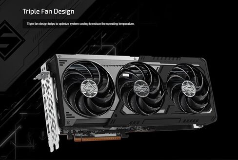 ASRock AMD Radeon RX 9070 XT Steel Legend Dark 16GB GDDR6 256-bit, 2970MHz Boost, PCIe 5.0, 3xDP2.1+HDMI2.1, Triple-Fan, Metal Backplate, RGB Sync, DirectX12 Ultimate, RDNA4, 2x8-Pin in Saudi Arabia
