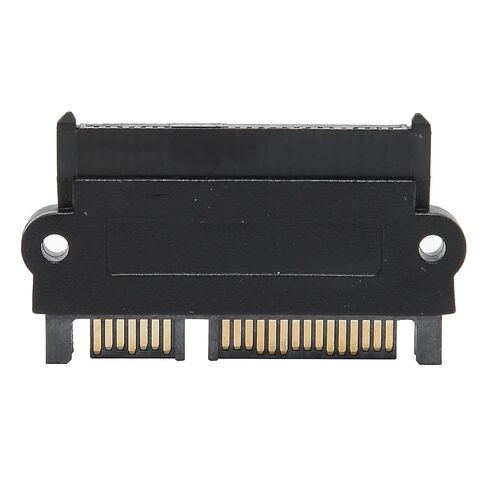 Adapter SAS to SATA Port Hard Drive to Mainboard 15PIN Converter SFF‑8482 Black Plastic Shell(Direct (10310)) in Saudi Arabia