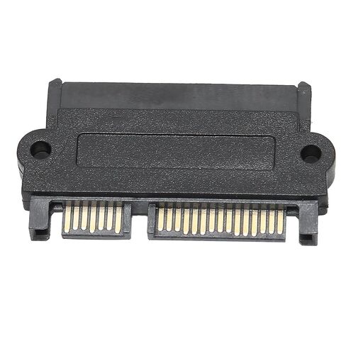 Adapter SAS to SATA Port Hard Drive to Mainboard 15PIN Converter SFF‑8482 Black Plastic Shell(Direct (10310)) in Saudi Arabia