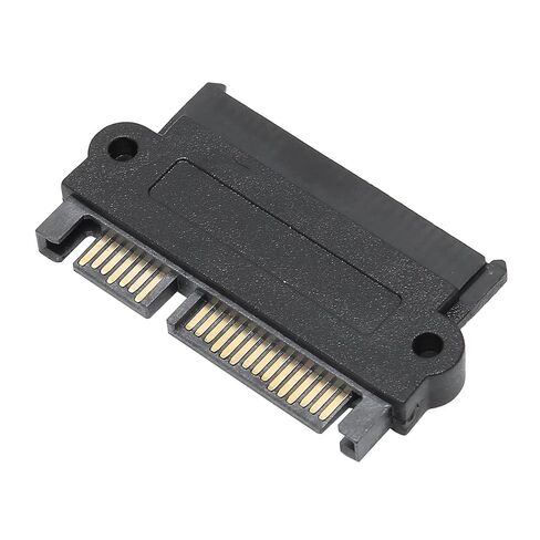 Adapter SAS to SATA Port Hard Drive to Mainboard 15PIN Converter SFF‑8482 Black Plastic Shell(Direct (10310)) in Saudi Arabia
