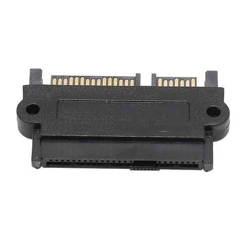 Adapter SAS to SATA Port Hard Drive to Mainboard 15PIN Converter SFF‑8482 Black Plastic Shell(Direct (10310)) in Saudi Arabia
