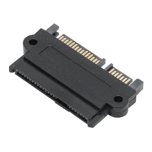 Adapter SAS to SATA Port Hard Drive to Mainboard 15PIN Converter SFF‑8482 Black Plastic Shell(Direct (10310)) in Saudi Arabia
