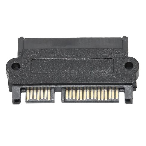 Adapter SAS to SATA Port Hard Drive to Mainboard 15PIN Converter SFF‑8482 Black Plastic Shell(Direct (10310)) in Saudi Arabia