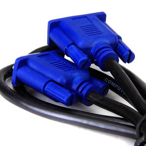 كابل في جي ايه، 15 سن ذكر إلى ذكر، 1.4 متر (55 بوصة)، أسود in Kuwait