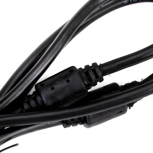 كابل في جي ايه، 15 سن ذكر إلى ذكر، 1.4 متر (55 بوصة)، أسود in Kuwait