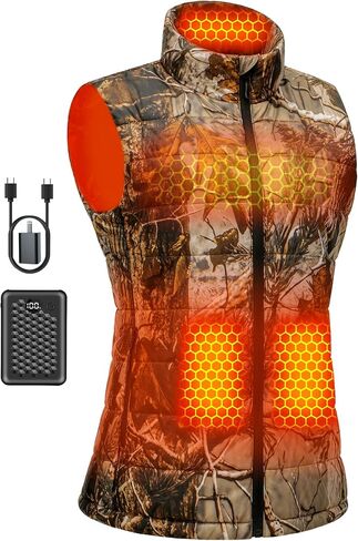 Wulcea Graphene Heated Vest For Women 7.4V Fast Charge Large Capacity Battery in Saudi Arabia