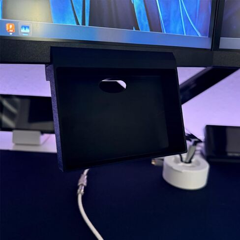 حامل مشبك شاشة غير متذبذب لحامل شاشة Stream Deck MK2 مع بطانة مضادة للانزلاق مطبوعة ثلاثية الأبعاد متينة وخفيفة الوزن وملحقات حامل شاشة توفر مساحة المكتب in Kuwait