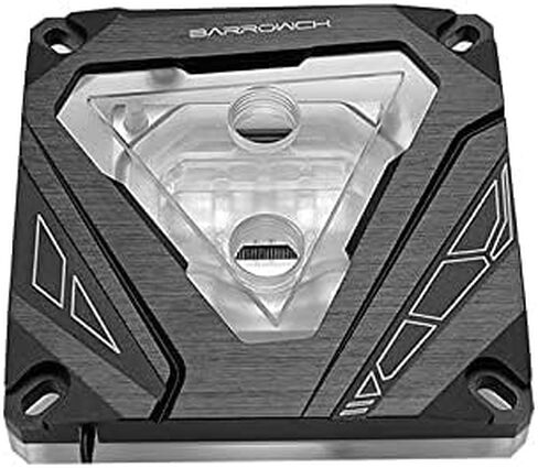 Barrowch M Series CPU Water Block 115X 1200 X99/X299CPU Water Block Plexi - أسود in Kuwait