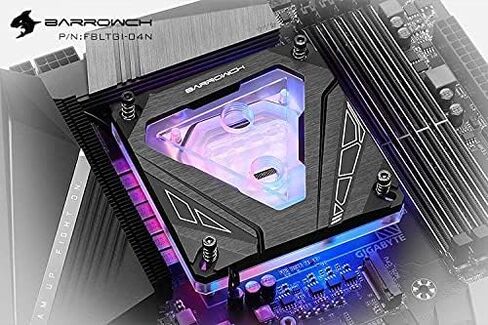 Barrowch M Series CPU Water Block 115X 1200 X99/X299CPU Water Block Plexi - أسود in Kuwait