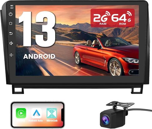 ترقية ستيريو راديو السيارة لسيارة Toyota Tundra 2007-2013، Sequoia 2008-2018 Android 13 2GB+64GB استبدال شاشة لمس 10 بوصة مع CarPlay Android Auto MirrorLink/GPS/FMAM/BackCamera/29 واجهة مستخدم in Kuwait