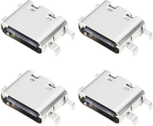 4 قطع منفذ شحن USB من النوع C متوافق مع جهاز FaceTel Q3 اللوحي in Saudi Arabia