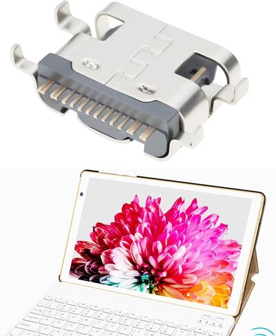 4 قطع منفذ شحن USB من النوع C متوافق مع جهاز FaceTel Q3 اللوحي in Saudi Arabia