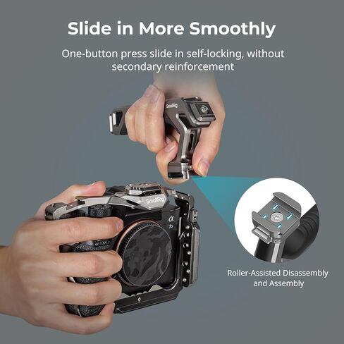 SmallRig R5 / R5 C / R6 Cage and Quick Release Top Handle with Quick Release Slider in Saudi Arabia