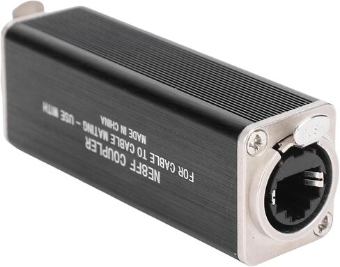 Dioche RJ45 مقرنة إيثرنت RJ45 مقرنة مطلية بالذهب IP68 إيثرنت موصل أنثى إلى أنثى لـ Cat5/Cat5eCat6/Cat7/Cat8 LAN كابل شبكة PoE الخارجية in Saudi Arabia