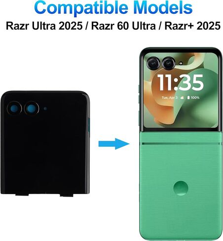 AMOLED Screen for Motorola Razr Ultra 2025/ Razr 60 Ultra/Razr+ 2025 3.6" LCD Display Touchscreen Digitizer Assembly with Repair Tools Kit-Small External Screen in Saudi Arabia