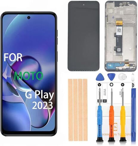 محول رقمي LCD مقاس 6.6 بوصة من OEM لجهاز Motorola G 5G 2024 استبدال شاشة XT2417 XT2417-1 XT2417D شاشة تعمل باللمس، مجموعة محول رقمي عالية الدقة مع ملحقات كاملة (Mt-G 5G 2024 مع إطار أسود) in Kuwait