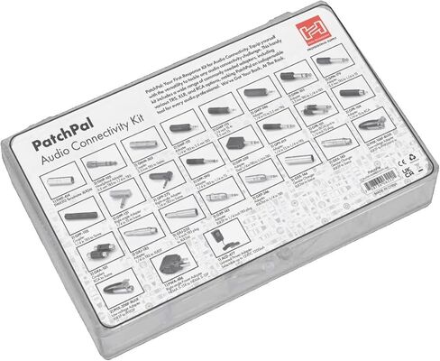 مجموعة أدوات التوصيل النهائية PatchPal من Hosa MAK-582 لاستكشاف أخطاء الصوت وإصلاحها وتكامل الإشارة، معدات أساسية للصوت الحي والاستوديو والبث ومحترفي AV، 52 قطعة in Kuwait