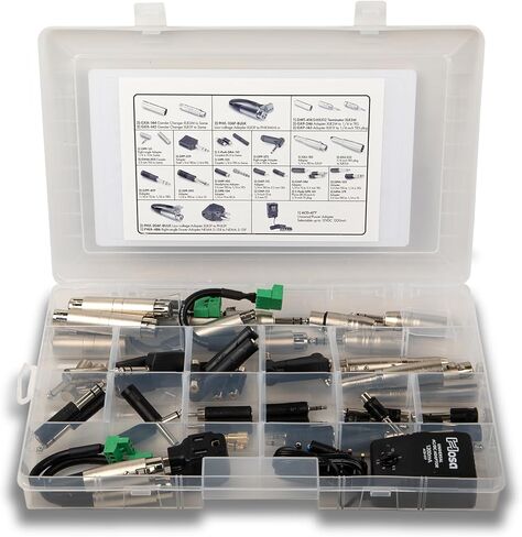 مجموعة أدوات التوصيل النهائية PatchPal من Hosa MAK-582 لاستكشاف أخطاء الصوت وإصلاحها وتكامل الإشارة، معدات أساسية للصوت الحي والاستوديو والبث ومحترفي AV، 52 قطعة in Kuwait