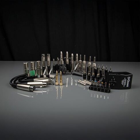 مجموعة أدوات التوصيل النهائية PatchPal من Hosa MAK-582 لاستكشاف أخطاء الصوت وإصلاحها وتكامل الإشارة، معدات أساسية للصوت الحي والاستوديو والبث ومحترفي AV، 52 قطعة in Kuwait
