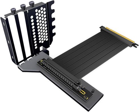 حامل تركيب بطاقة الرسومات PCIE3.0 X16، حامل وحدة معالجة الرسومات العمودي، تحديد المواقع المرن، كابل تمديد PCIE3.0، مكون الكمبيوتر الشخصي للألعاب الاختياري in Kuwait