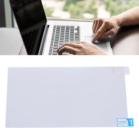GOWENIC 14 Inch Computer Screen Protector, Anti Blue Light PET Film with Electrostatic Adsorption for 16:9 Wide Screen Display, Reduces Eye Strain in Saudi Arabia