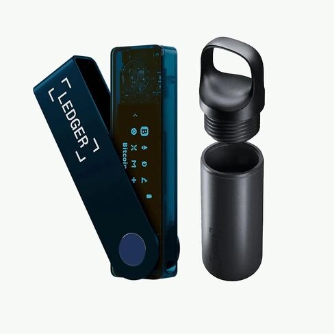غطاء حماية متين لهاتف Ledger Nano X/Nano S Plus | هيكل محمول خفيف الوزن، مضاد للخدش ومناسب للسفر - أسود in Kuwait