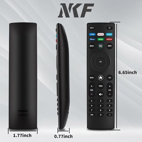 XRT140 Universal Remote for VIZIO TV: Remote Replacement XRT136 XRT260 XRT270 for VIZIO TV D/E/M/P/PX/V/OLED Series, with Vudu/Netflix/Prime/Disney/Hulu/Redbox Keys in Saudi Arabia