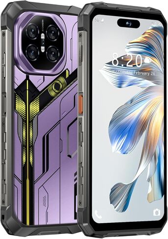 Huness 16 Ultra 32+1 تيرابايت هاتف خلوي غير مقفل، هاتف ذكي 6.99 بوصة شاشة HD Android 15 بطارية 22000 مللي أمبير هاتف غير مقفل (أسود، A_32+1 تيرابايت) in Kuwait