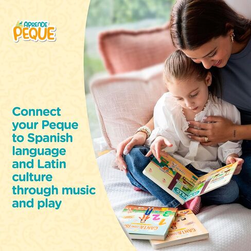Aprende Peque Dance & Play كتاب صوتي موسيقي للأطفال الصغار 1-4 | Canta con Isa: Canciones para Bailar | الموسيقى الاسبانية التفاعلية للأطفال | 6 أغاني in Saudi Arabia