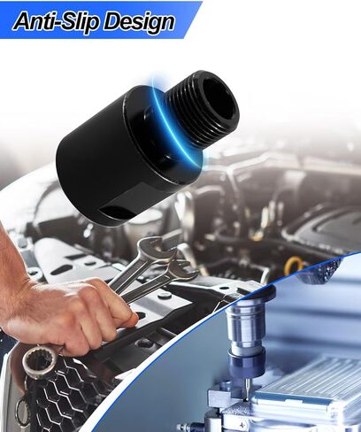 1/2-28 Male to 5/8-24 Female Adapter, with Black Anti-Rust Coating in Saudi Arabia
