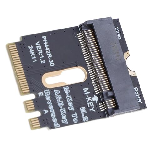 محول تحويل PUSOKEI M.2 NVME SSD، التوصيل والتشغيل M.2 NGFF NVMe بطاقة محول مع ومسامير لـ Air Pro A1465 A1466 A1398 A1502 2013 2014 2015 2016 2017 in Kuwait