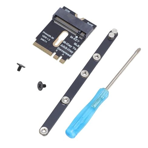 محول تحويل PUSOKEI M.2 NVME SSD، التوصيل والتشغيل M.2 NGFF NVMe بطاقة محول مع ومسامير لـ Air Pro A1465 A1466 A1398 A1502 2013 2014 2015 2016 2017 in Kuwait