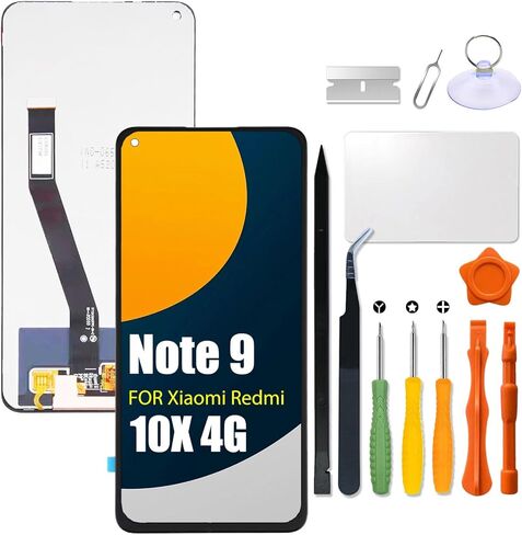 Replacement for Xiaomi Redmi 10X 4G | Note 9 LCD Screen M2003J15SC | M2003J15SG | M2003J15SS | M2003J15SC LCD Touch Screen Display Panel Digitizer Assembly with Repair kit in Saudi Arabia